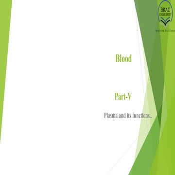 BLOOD PLASMA | PPTX