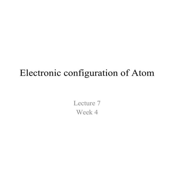 Lecture 7 | PPT