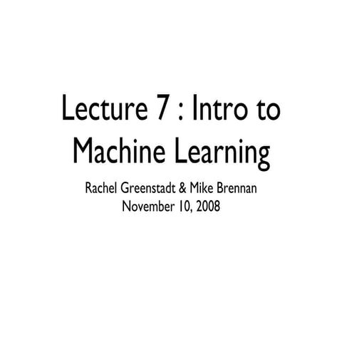 Lecture 7 | PPT