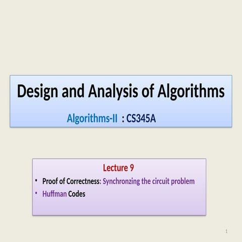 Lecture-7-CS345A-2023 of Design and Analysis