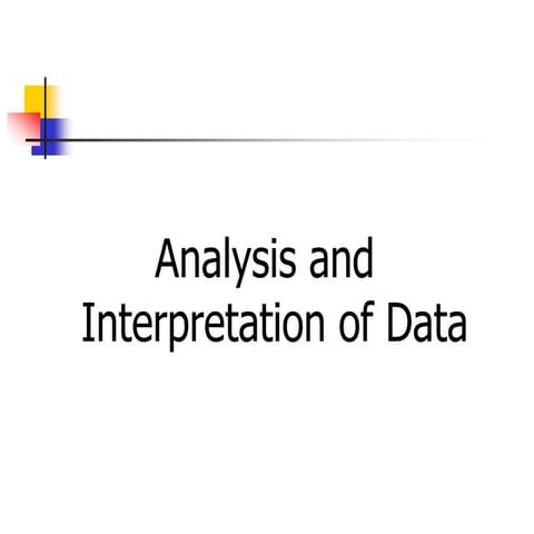 Lecture -9(Analysis and Interpretation of Data).ppt
