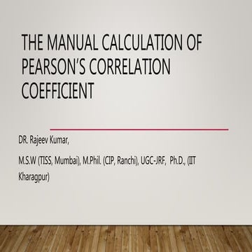 Lecture 9 correlation-manual calcualtion