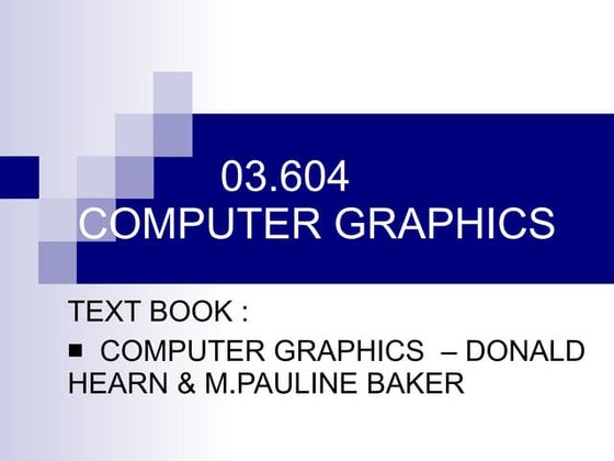 Computer graphics ppt | PPT