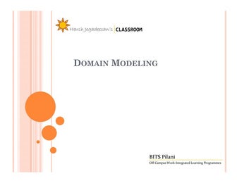 Domain Modeling
