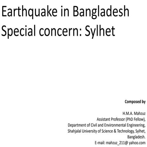 Lecture earthquake-2