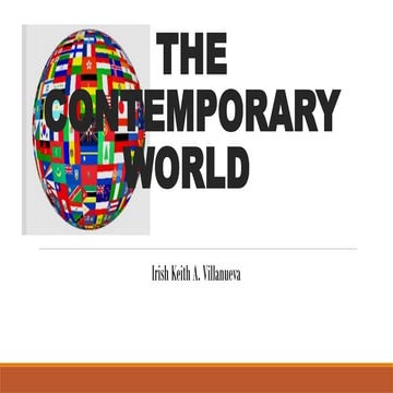 Lecture I in the subject Contemporary World.pptx