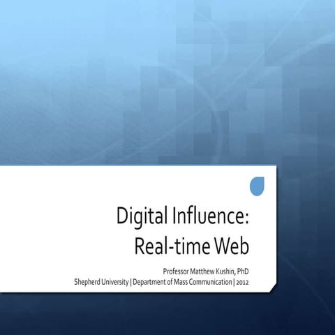 What is digital influence? 