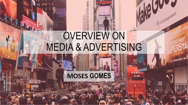 Overview on Indian Media and Advertising industry 