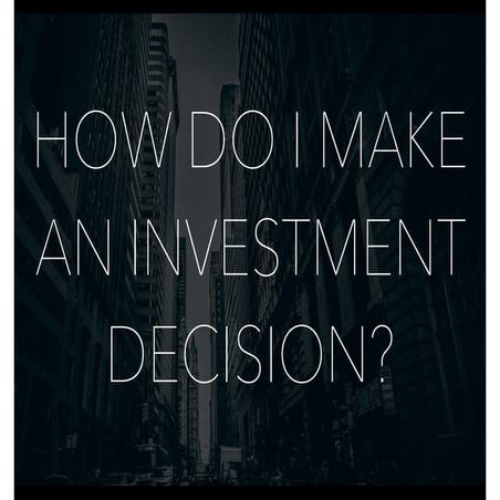 [INNOVATUBE] How Do An Investor Makes An Investment Decision? - Hajime Hotta