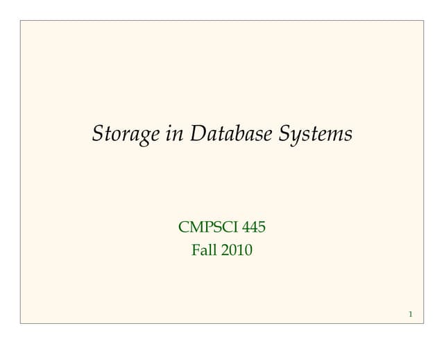 Lecture storage-buffer