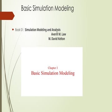 Simulation and Modeling | PPT