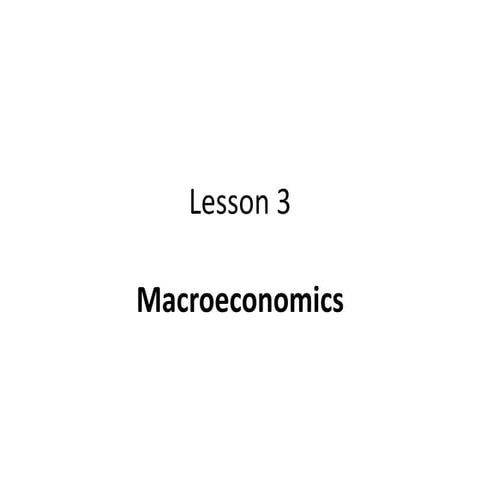 Macroeconomics 