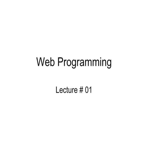 Lecture+01 | PPT