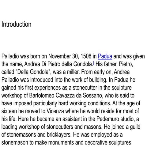 Andrea Palladio villa rotonda