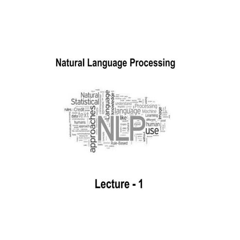 Natural language processing | PPTX