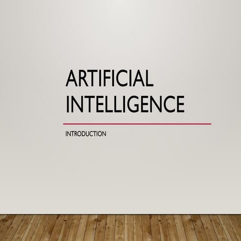 Lecture # 01-Artificial Intelligence.pptx