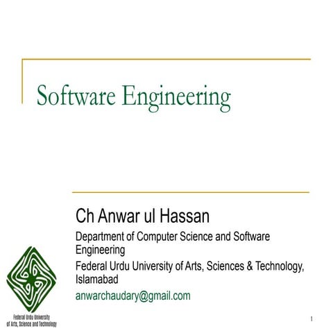Introduction to Software Engineering | PPT | Computer Software and ...