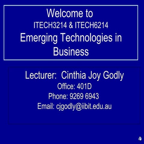 Lecture01 introduction