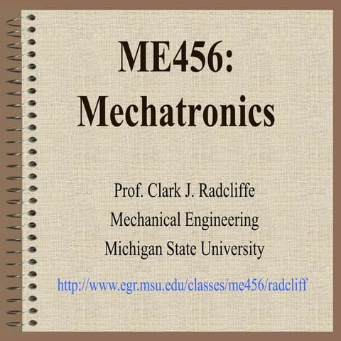 Introduction to Mechatronics System and Data Transfer