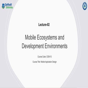 Mobile Ecosystems and Development Environments.pdf