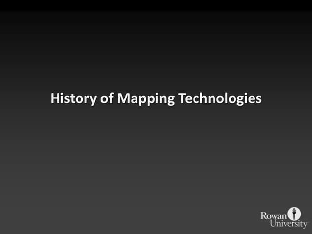 IMGIS - Brief History of Mapping