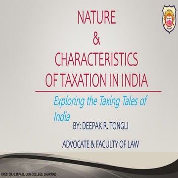 Lecture_02_Nature and Characteristics of Tax.pptx