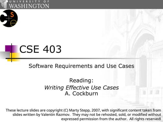 lecture 04 use cases unified modelling language