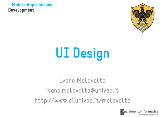 UI Design