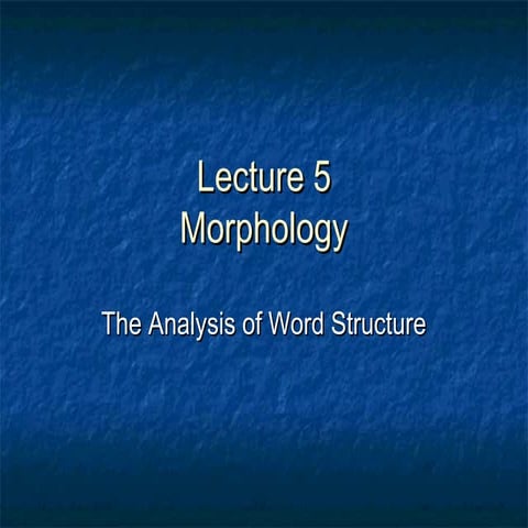 Lecture 05
