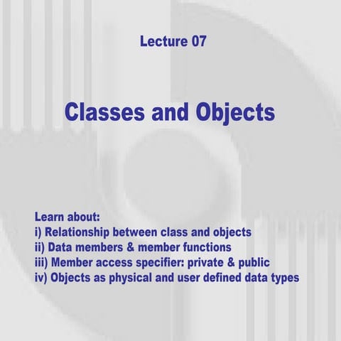Lecture07 | PPT