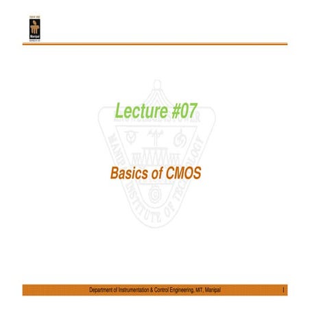 Micro Electro Mechanical Systems (MEMS) - Lecture 07