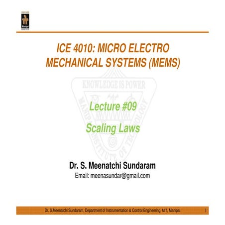 Lecture 09   scaling laws