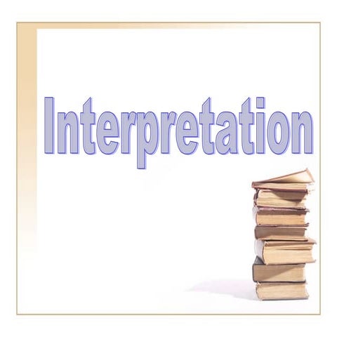 Lecture1: What is interpreting?