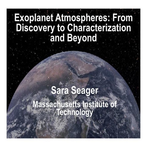 Sara Seager - Lecture1 - MIT