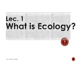 Environmental Science Introduction For Student Notes | PPT