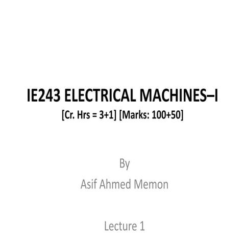 Lecture 1