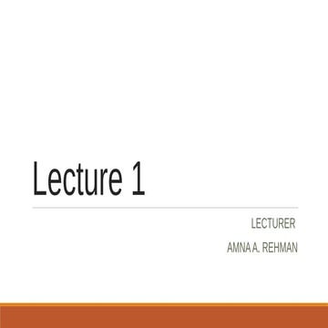 Lecture 1 ( Business English )