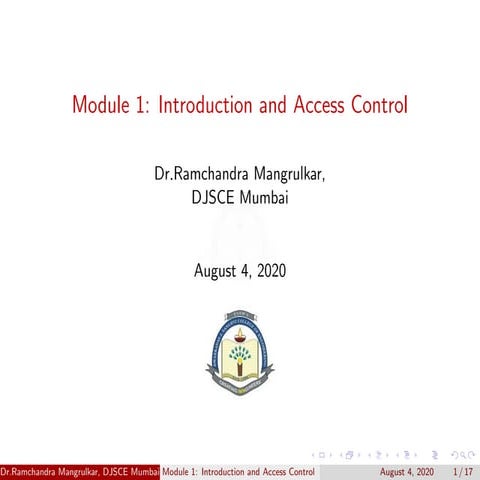 Lecture #1: Access Control : Various Cyber attacks and Latest Statistics
