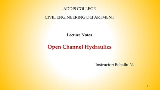 Drainage basin morphometry | PPSX