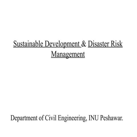 Sustainable lecture 1 based on PEC CURRICULU