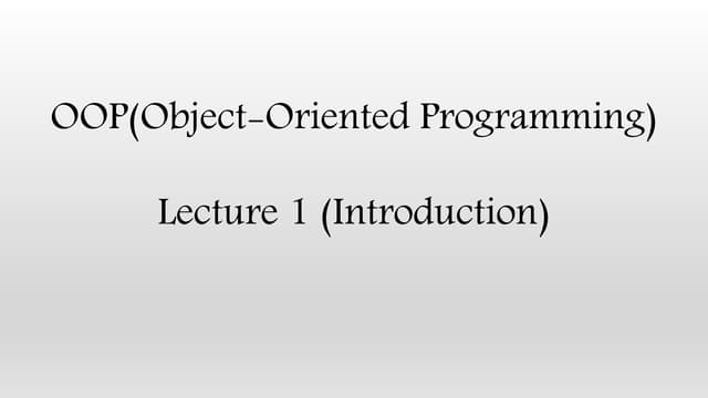 lecture.in ooop object orented programmeg.pdf