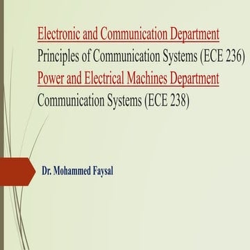 Basics of analog communication system | PPT