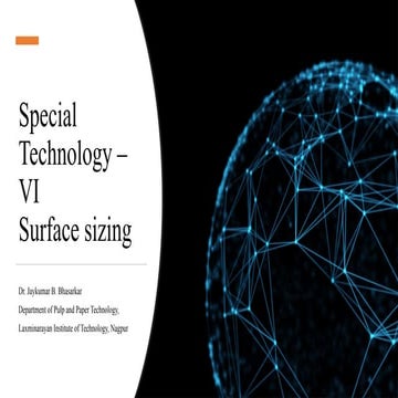Surface sizing of paper which enahnces the surface properties of the paper