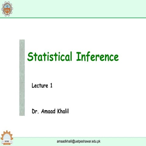 introduction to statistics slides for teachers | PDF