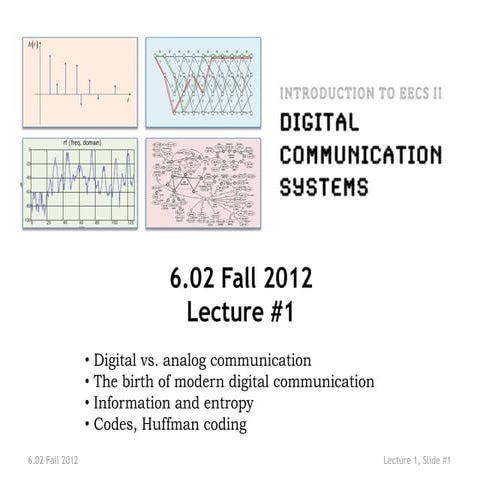 Fundamentals of Digital Communication: Information Theory and Coding | PDF