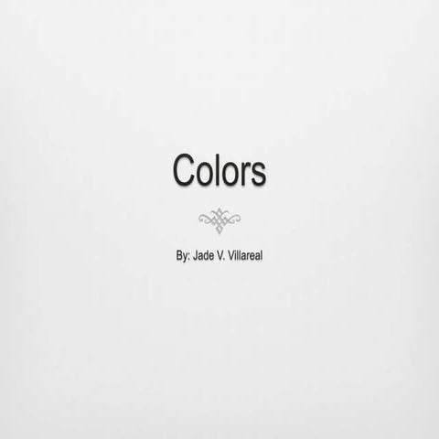 Lecture 1 colors