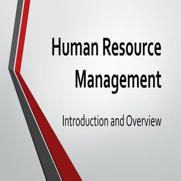 Lecture 1 - Introduction - Copy.pdf human resource management | PDF