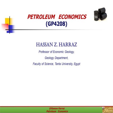 Introduction to petroleum Economics