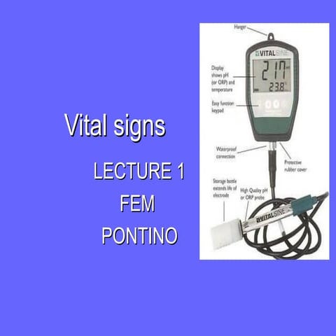 LECTURE 1-VITALS power point by Dr witika