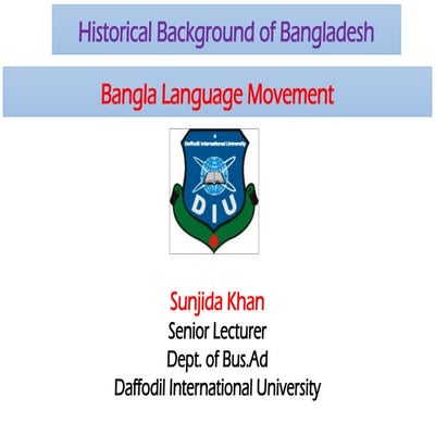 Language Movement and Discriminations Against East Pakistan.pptx